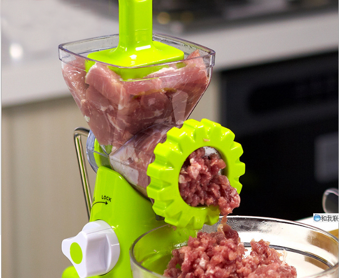 Lime-Green Meat Grinder