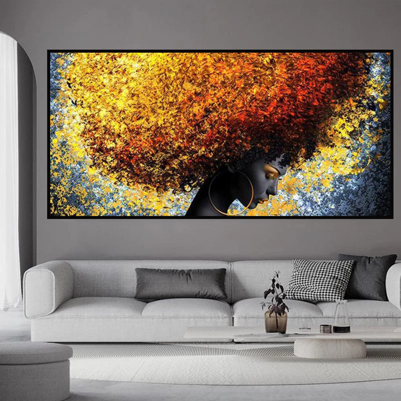 African Queen Canvas Art