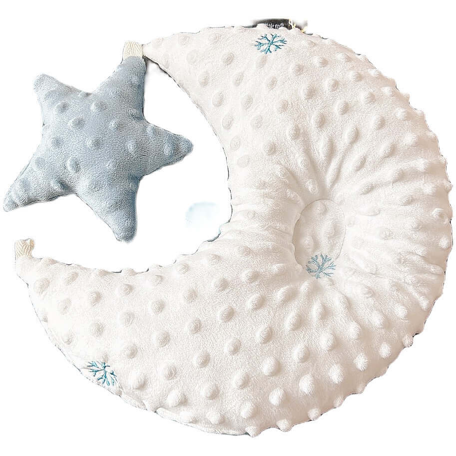 Baby Beanie Velvet Comforter Moon Star Shaped Pillow