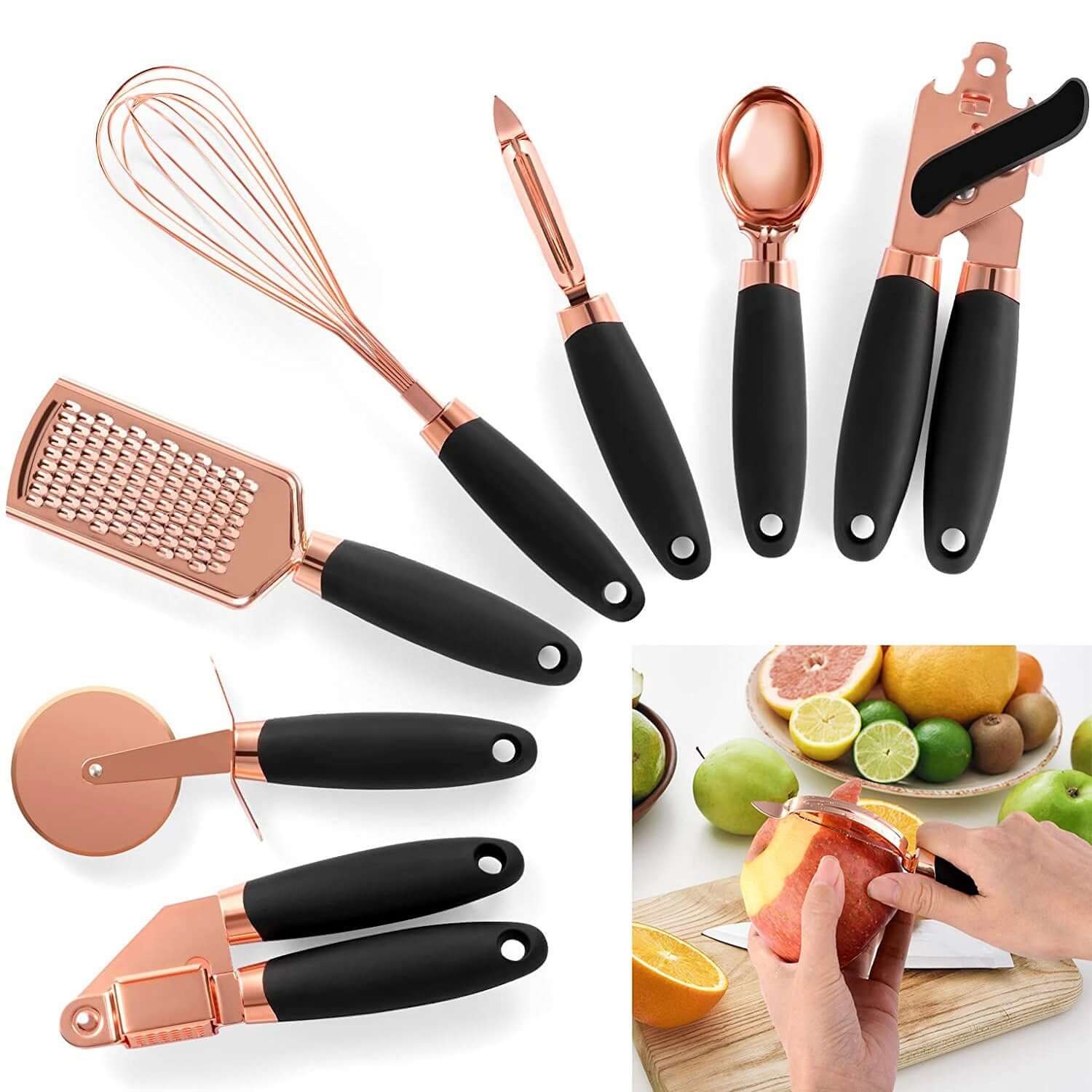 7 Piece Stainless Steel Kitchen Gadgets Set