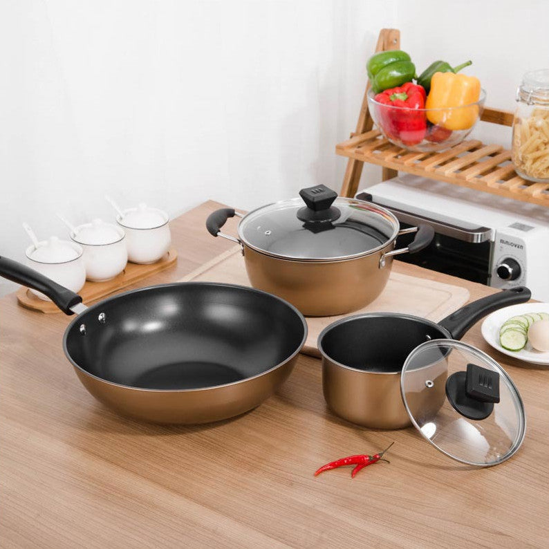 Essential 3-Piece Cookware Pot Set