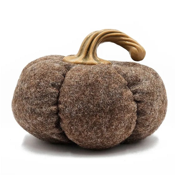 Set Of 3, Brown Pumpkin, Pumpkin Ornament Decor for Holiday Harvest Festival Fall Festival Thanksgiving