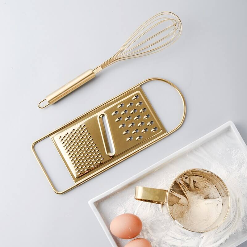 Golden Stainless steel Kitchen Banking Tools