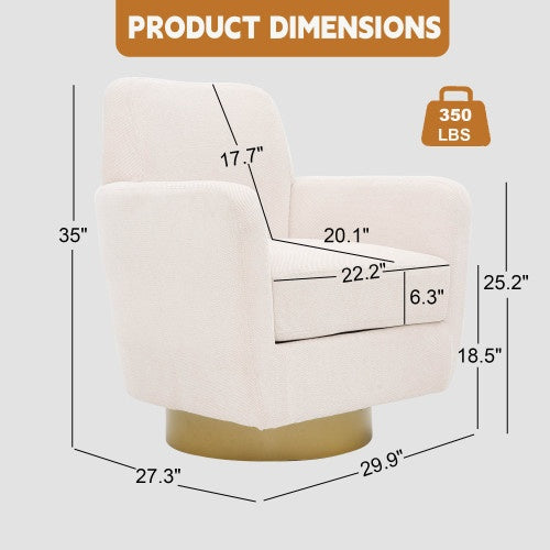 360 Degree Rotation Armchair
