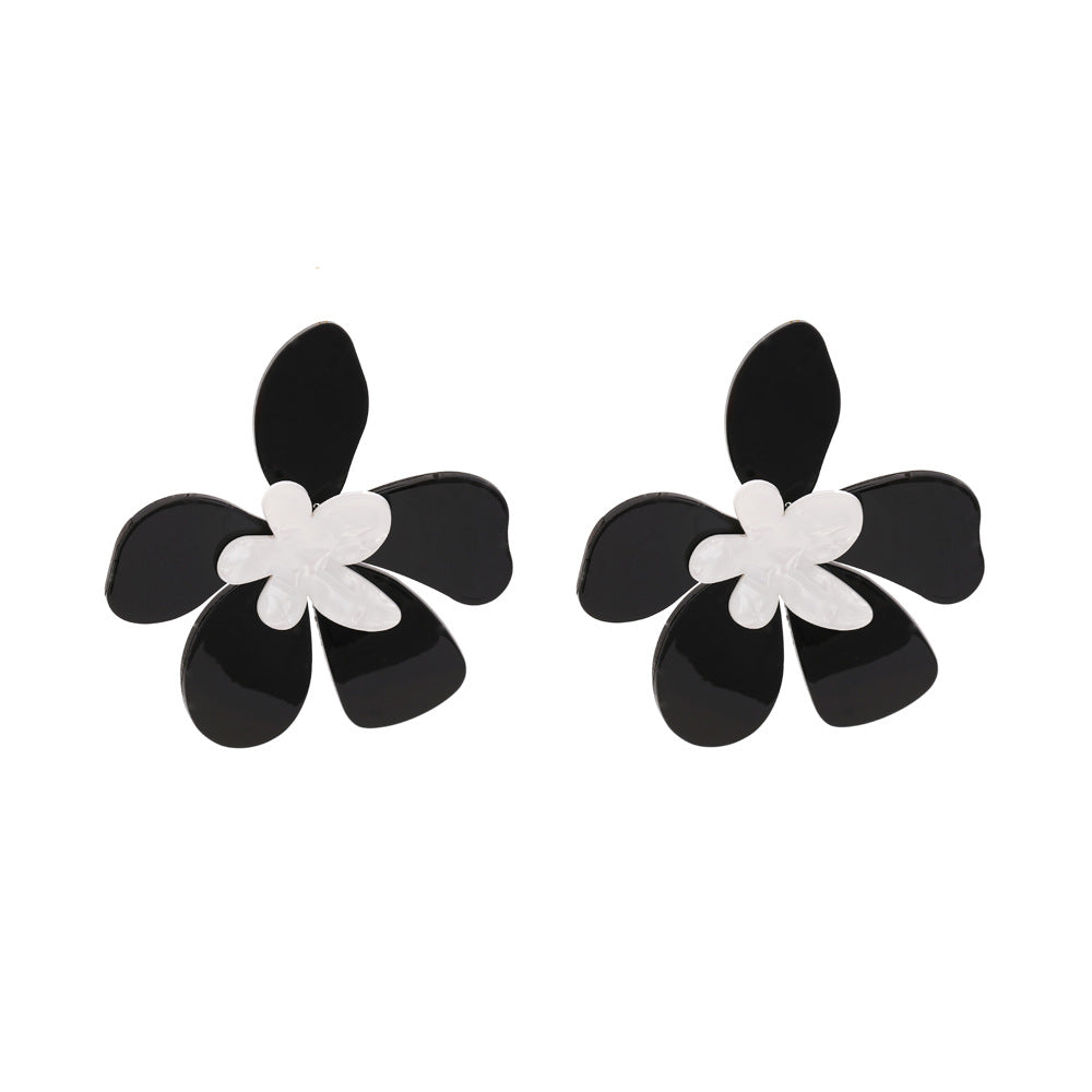 Large Flower Earrings