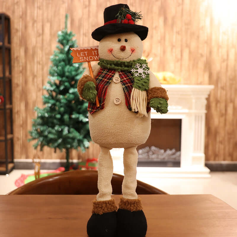 Christmas Decorations Retractable Doll