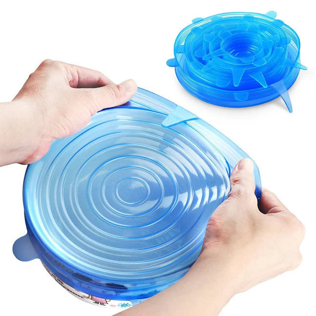 Silicone Fresh-keeping Cover Universal Bowl Cover Sealed Transparent Cover Household Fresh-keeping 12-piece Microwave Oven Cover Plastic Wrap
