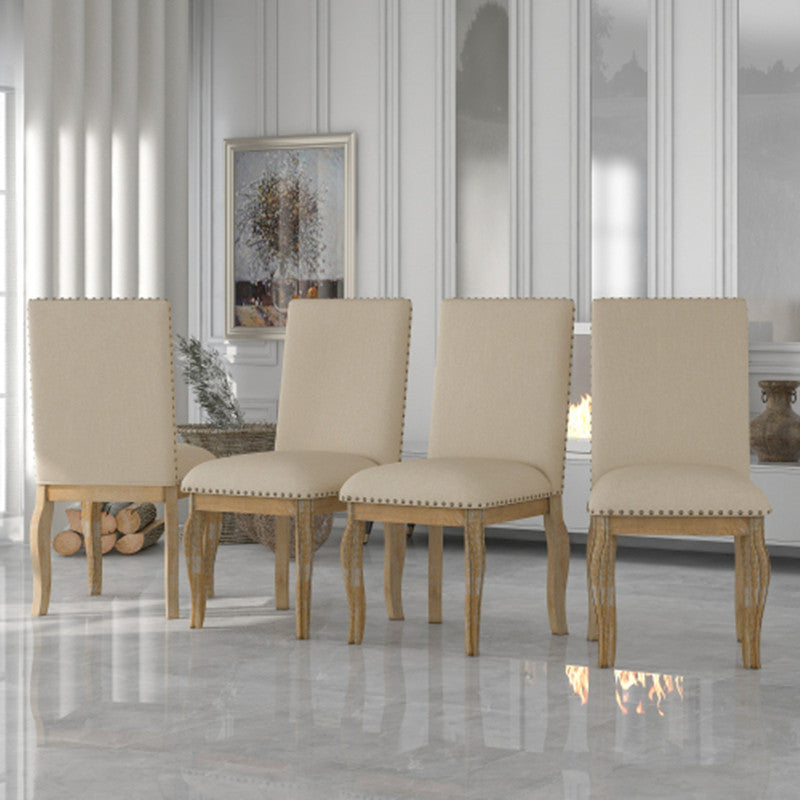 Contemporary Wooden Dining Chairs Sets 4, Stylish Kitchen Chairs