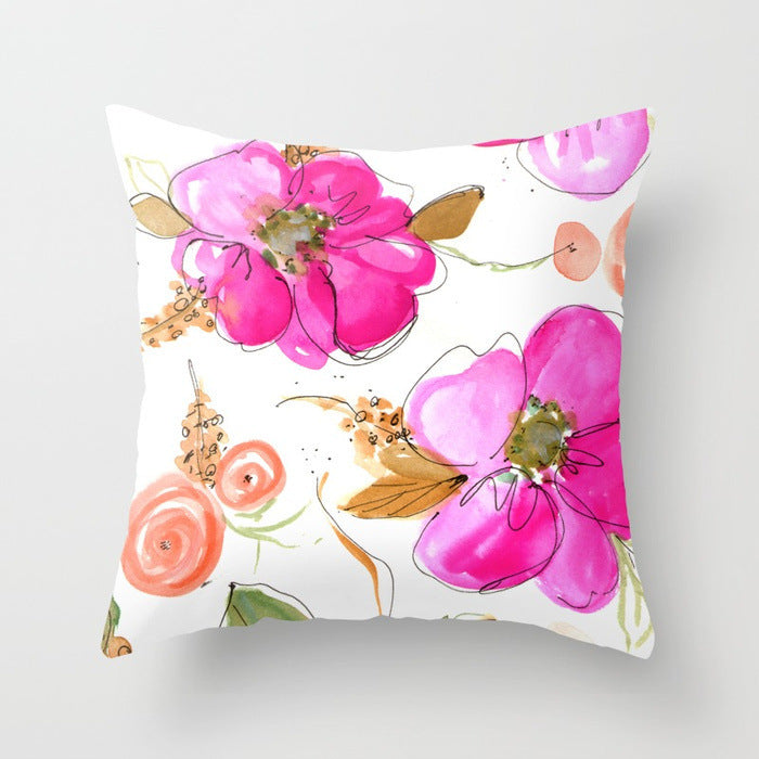 Flower Pillow Cover