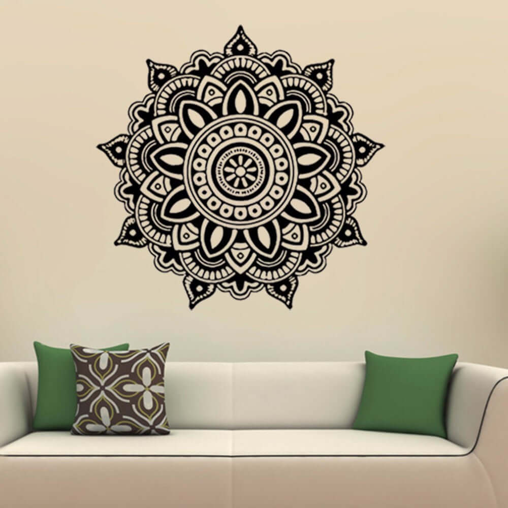 Mandala Flower Wall Decor Stickers