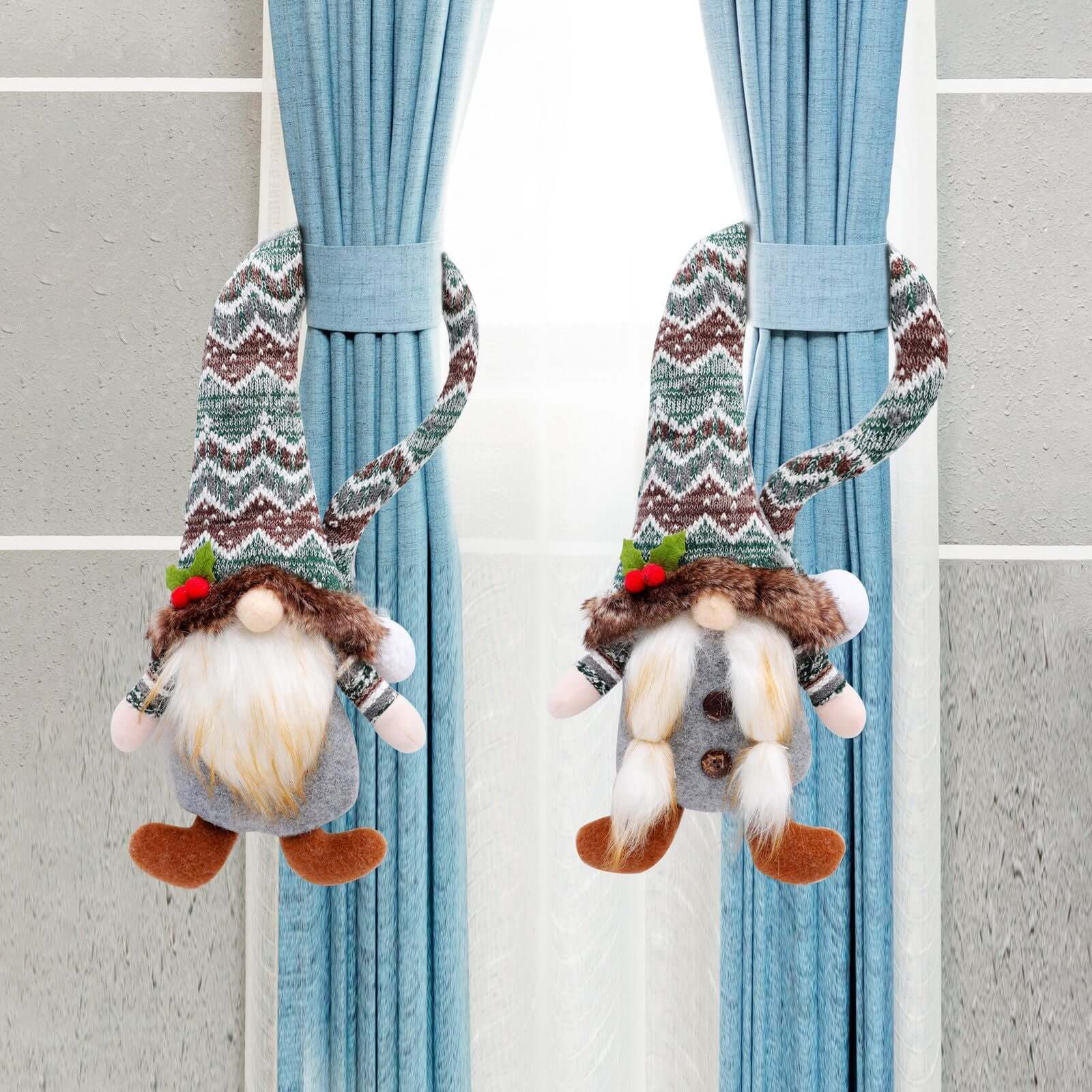 Faceless Doll Doll Curtain Buckle Christmas Home Curtain Buckle Decoration Props