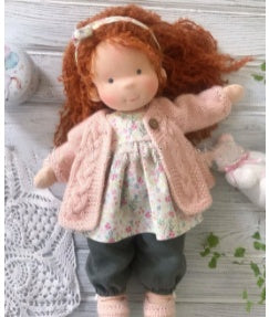 Heirloom Handmade Waldorf Doll in Natural Fabrics
