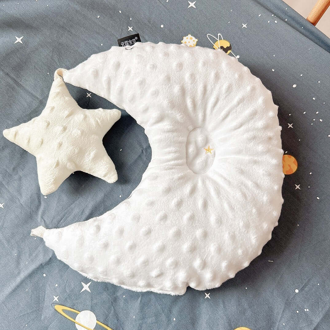 Baby Beanie Velvet Comforter Moon Star Shaped Pillow