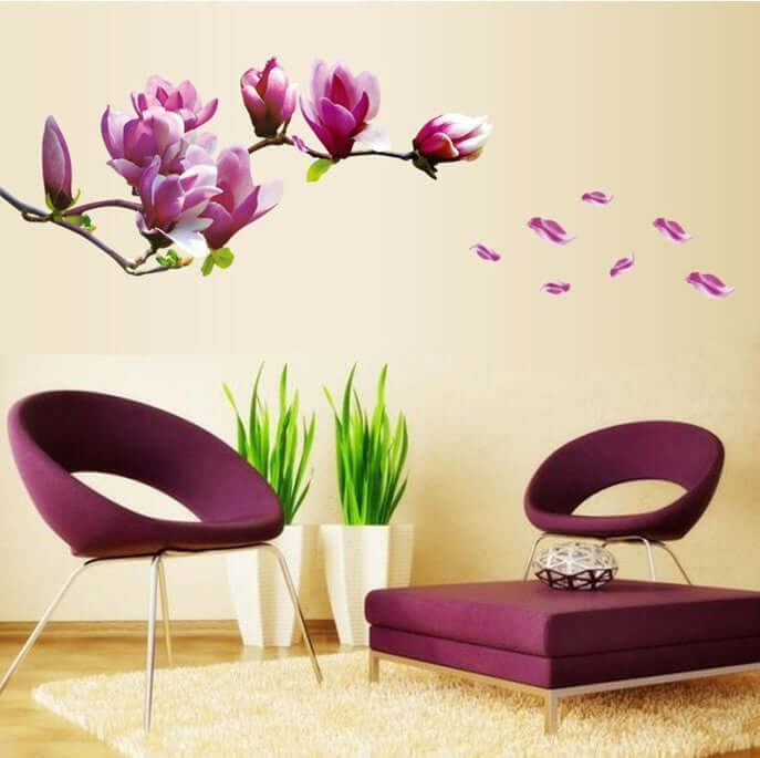 Chinese Background Wall Dining Room Bedroom Bedside Background Decorative Wall Sticker