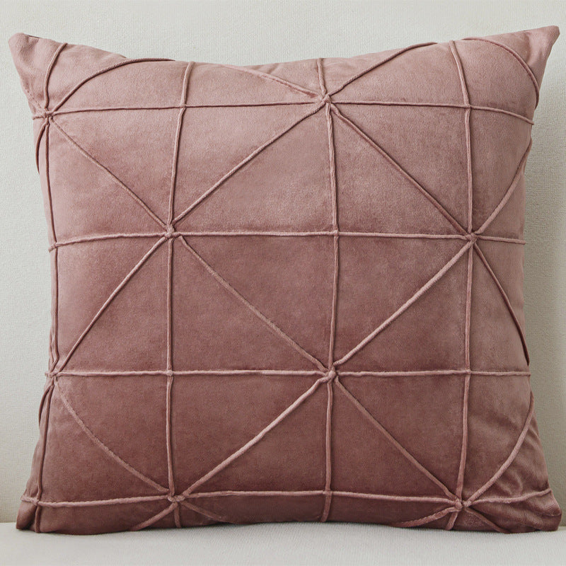 Solid Color Velvet Pillow Cushion Cover