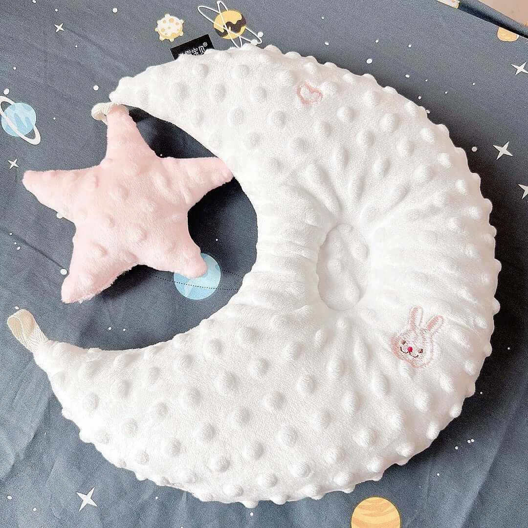 Baby Beanie Velvet Comforter Moon Star Shaped Pillow