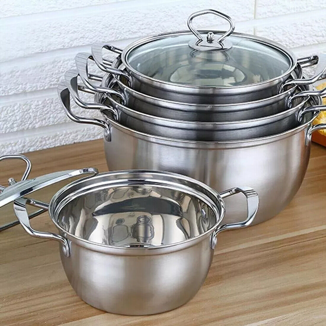 Non-Stick Stainless-Steel Cookware for Cooking Pot