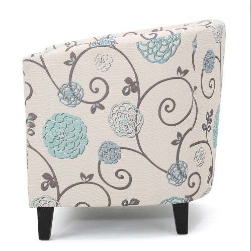 Modern Upholstered Club Chair for Living Room Comfortable Accent Armchair