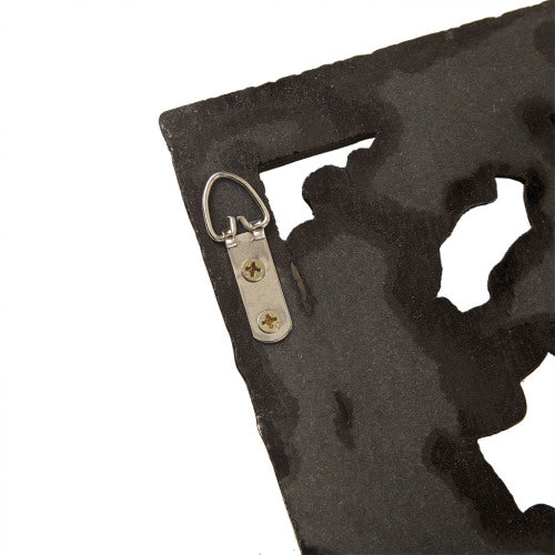 Distressed Carved Wood Wall Decor Set-2-Piece Vintage Rustic Panels