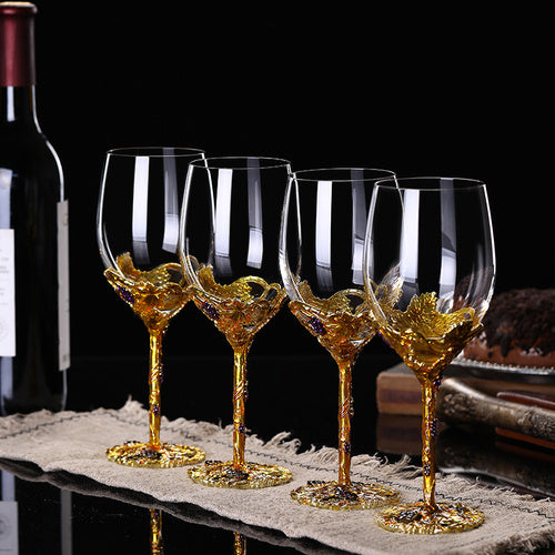 Crystal Wine Glass Set European Style Grape Goblet Wine Glass Decanter