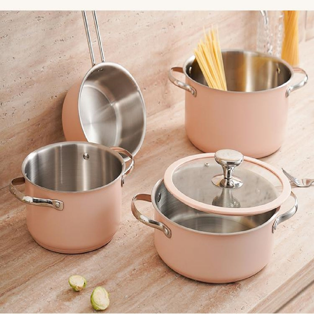 Stainless Steel Pot 4-piece Set