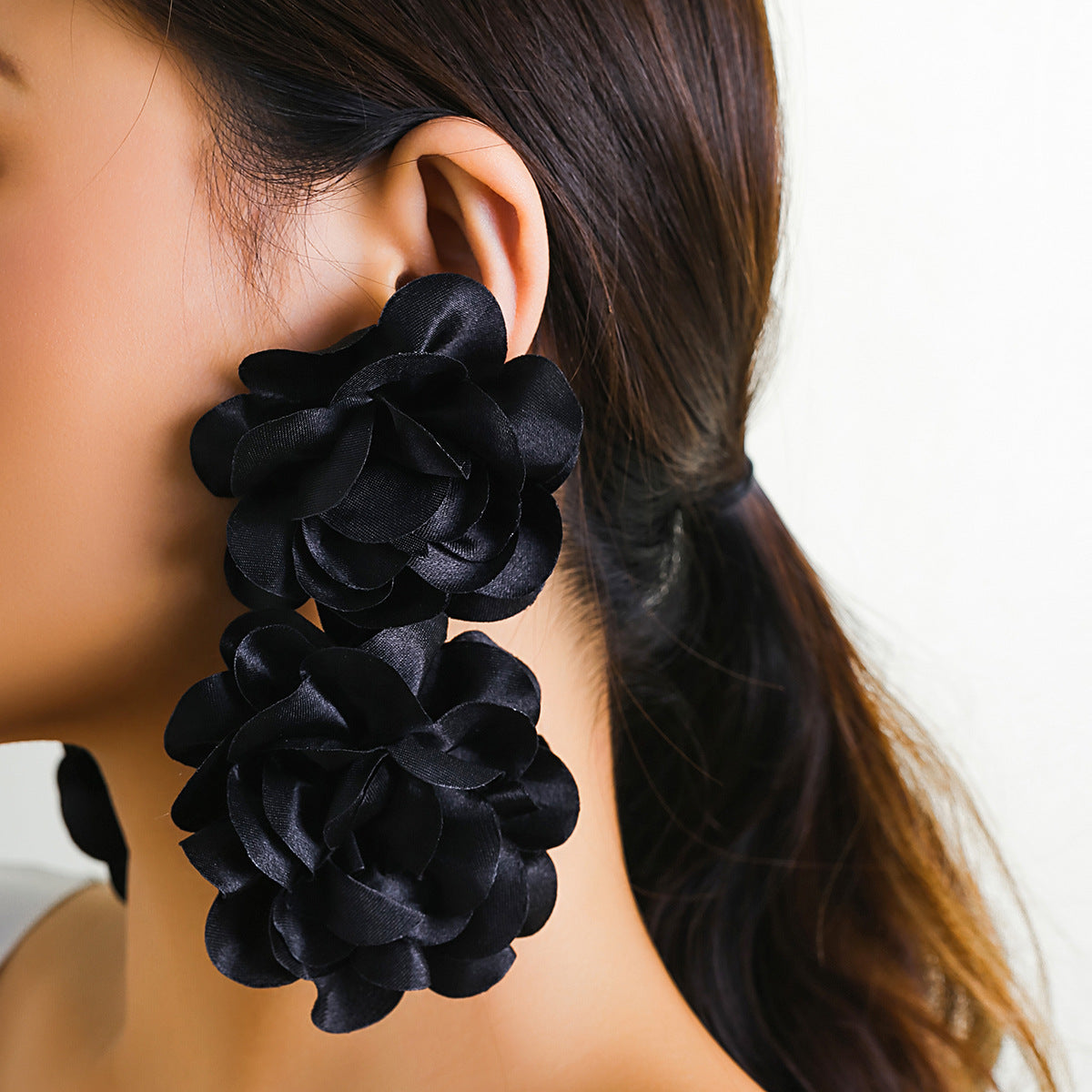 Double-Flower Earring for Women