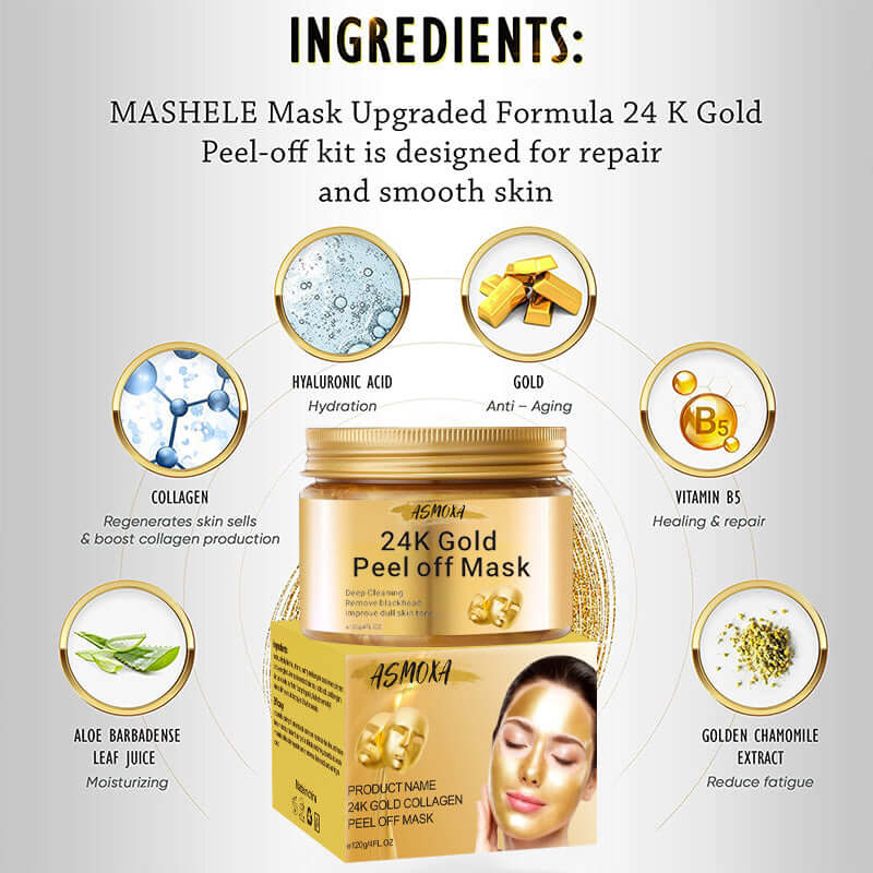 24K Gold Collagen Peel Off Mask