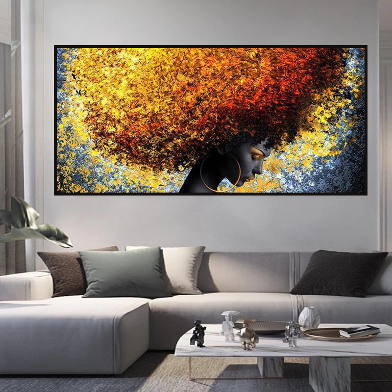 African Queen Canvas Art