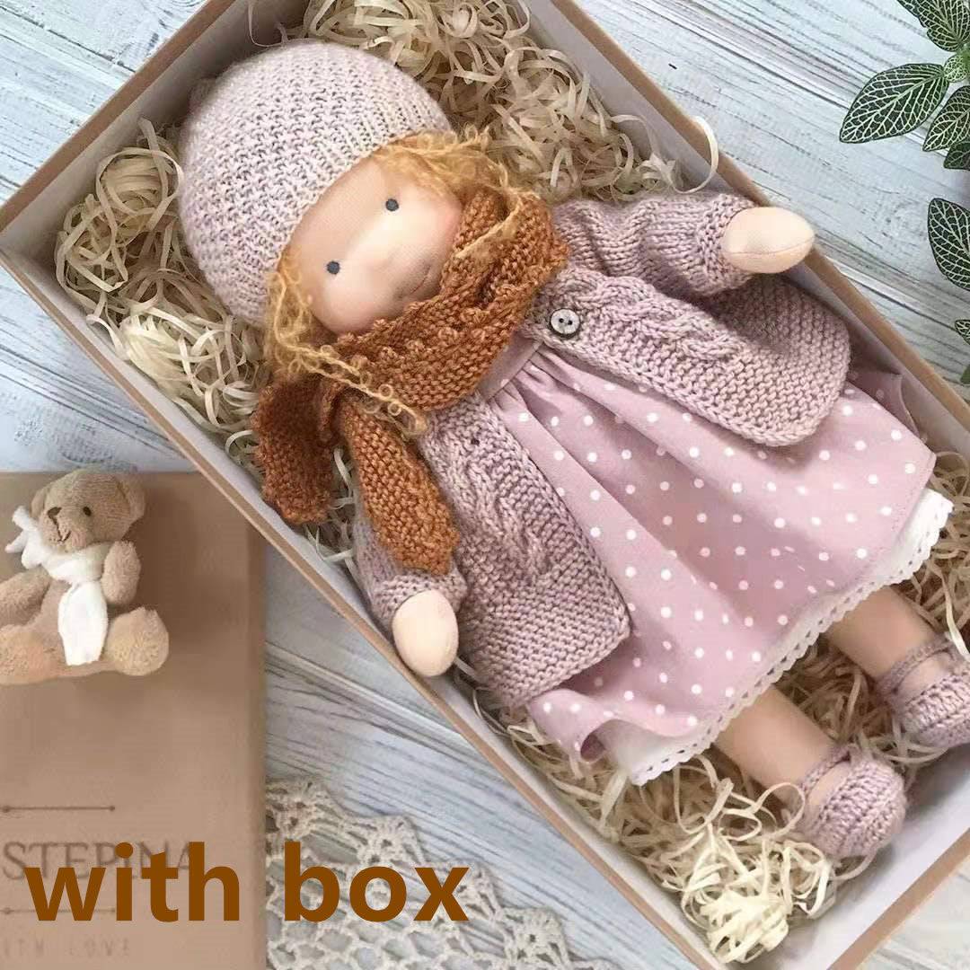 Heirloom Handmade Waldorf Doll in Natural Fabrics