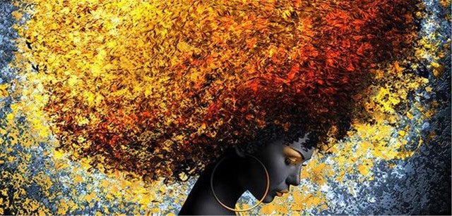 African Queen Canvas Art