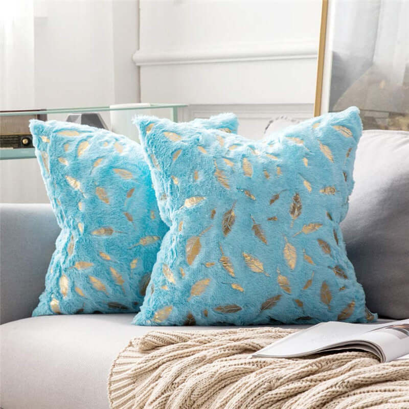 Hugging Decorative Feather Pillow Cover