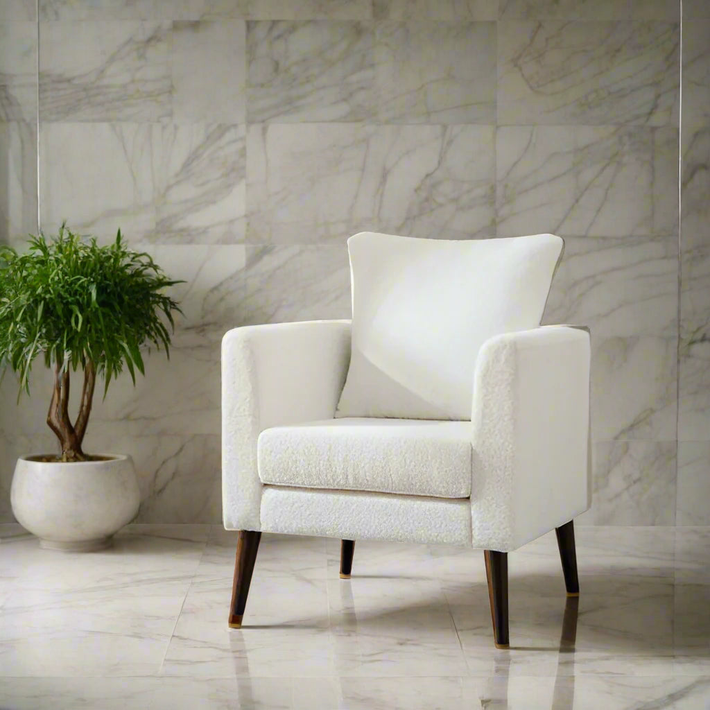 Modern Fabric Armchair for Living Room or Bedroom