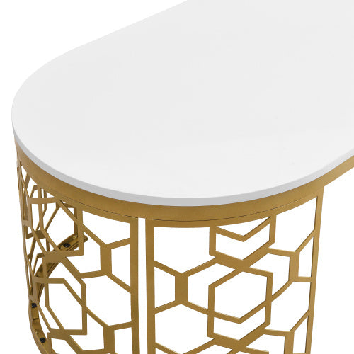 Oval Shaped Coffee Table for Living Room