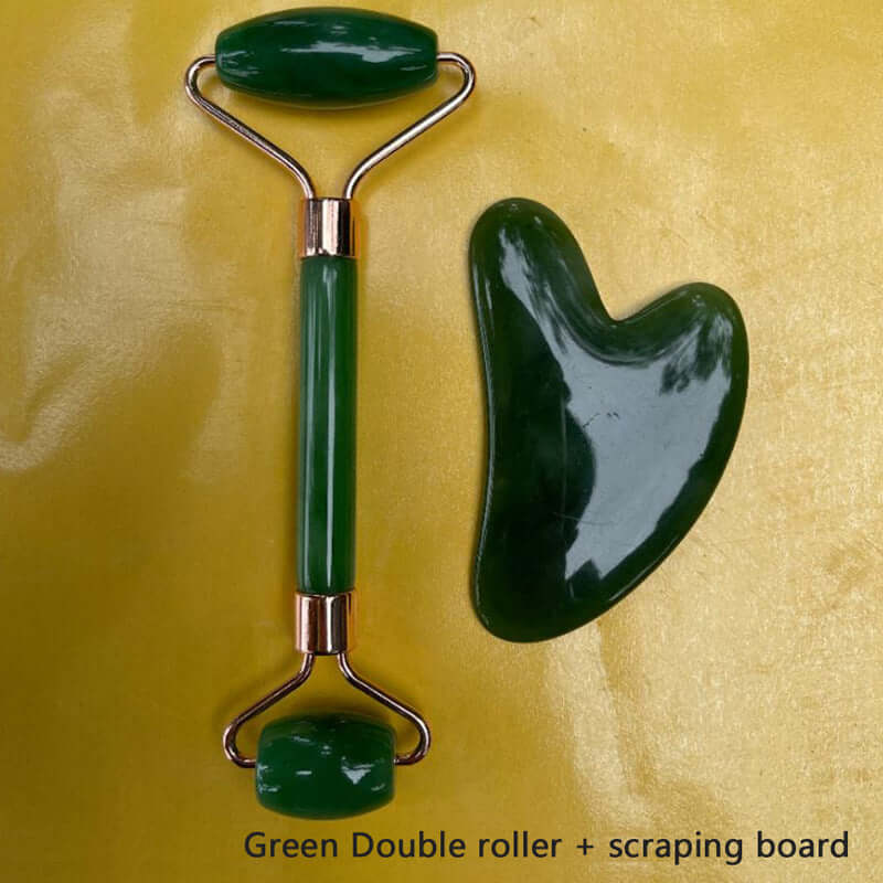 Jade Roller & Gua Sha Set Face Roller