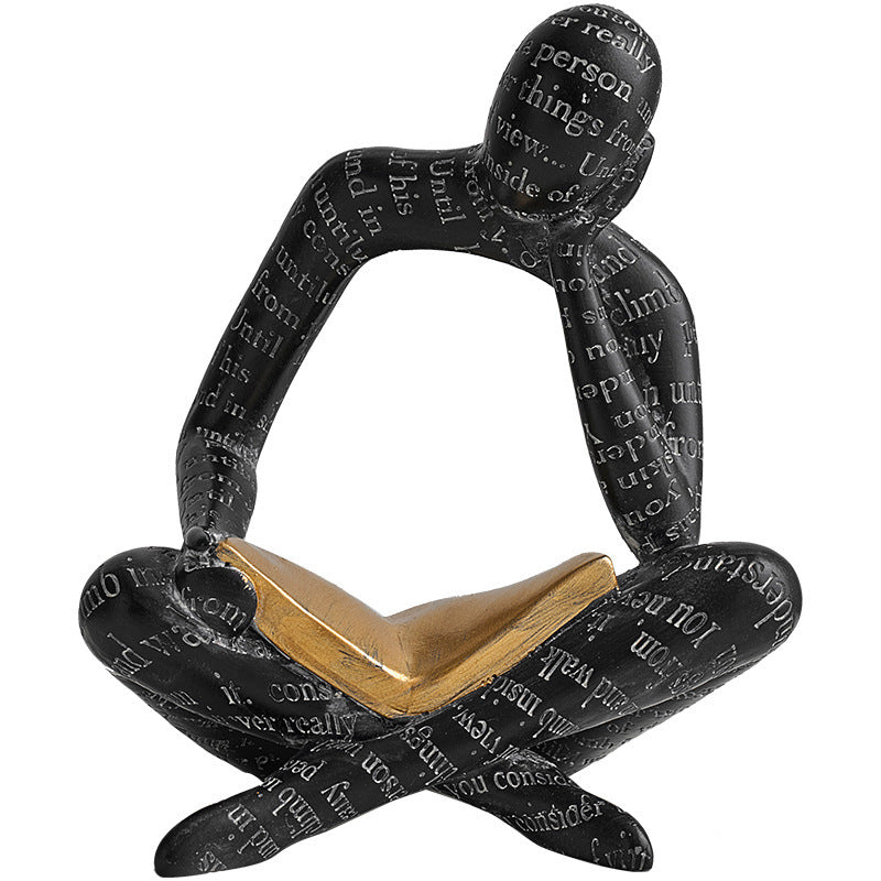 Resin Figurine Sculpture for Home Decor- Modern Handmade Statue
