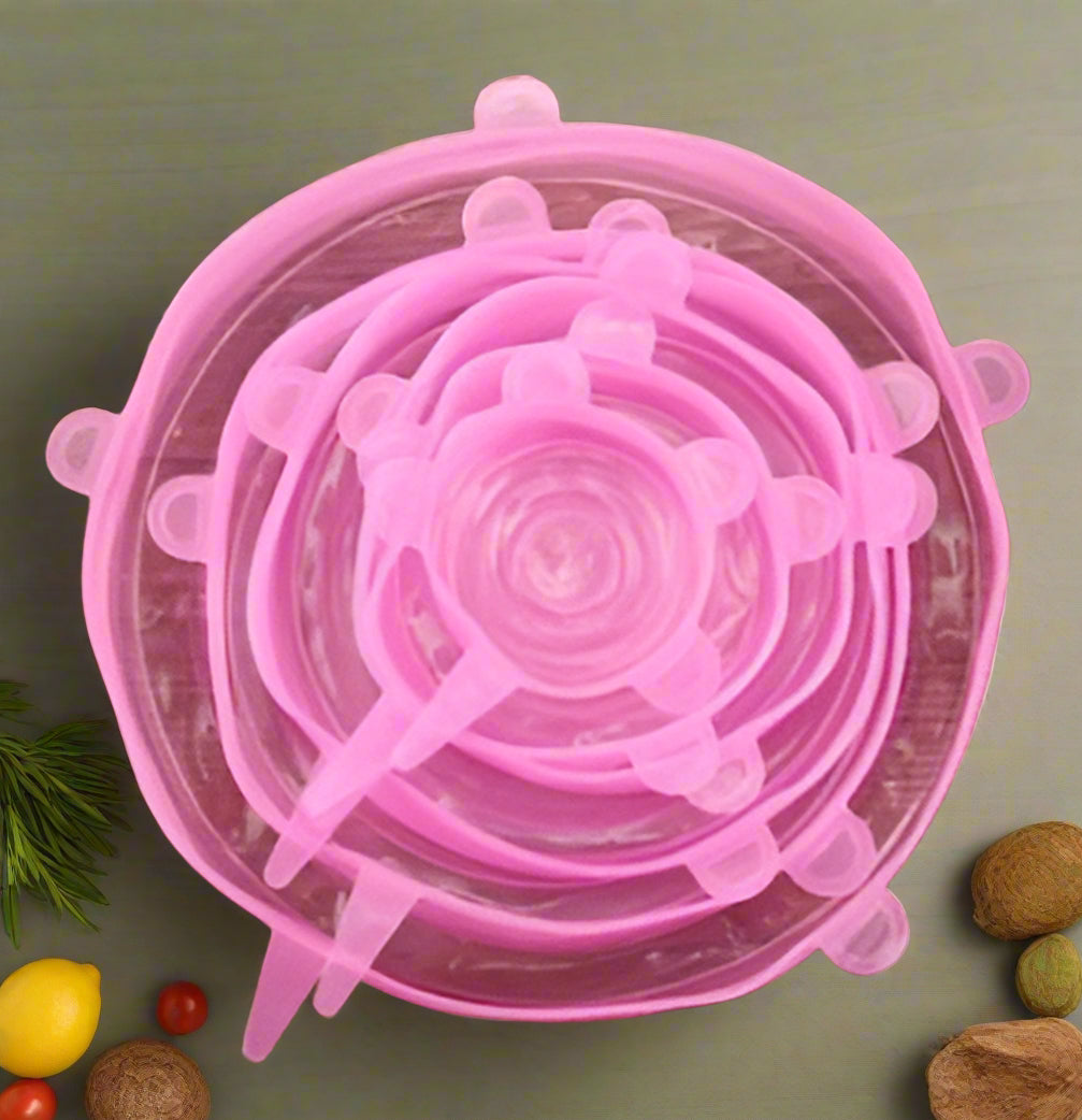 Silicone Fresh-keeping Cover Universal Bowl Cover Sealed Transparent Cover Household Fresh-keeping 12-piece Microwave Oven Cover Plastic Wrap