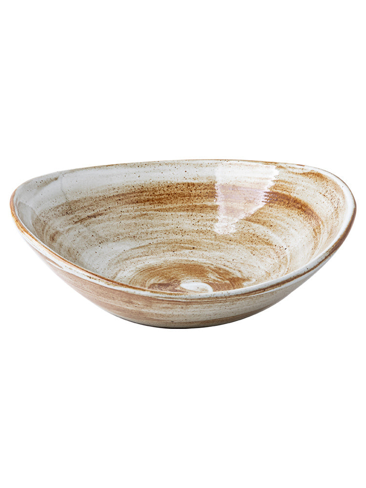 Stoneware-shaped Salad Bowl