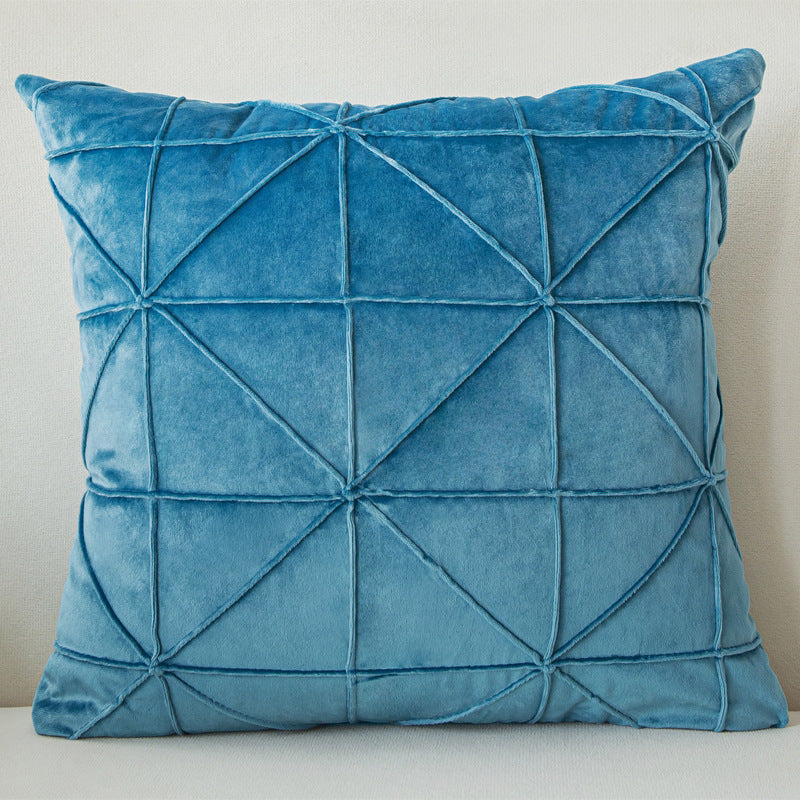 Solid Color Velvet Pillow Cushion Cover