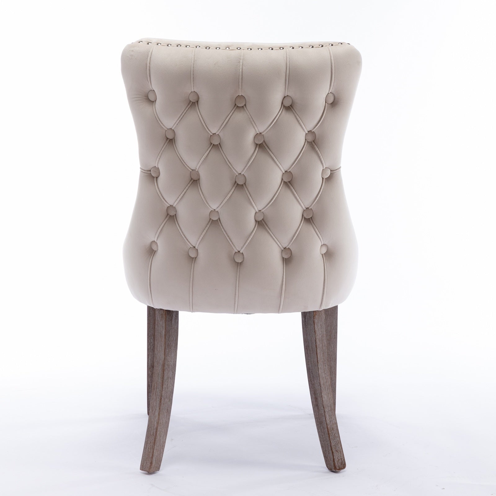 Upholstered Wingback Accent Chair with Nailhead Detail