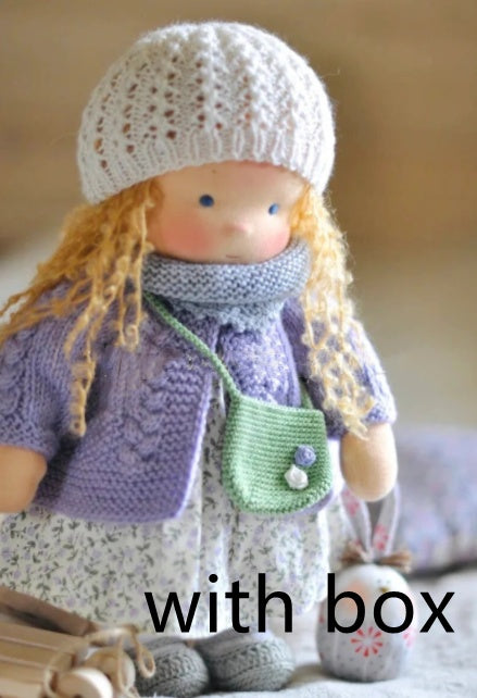Heirloom Handmade Waldorf Doll in Natural Fabrics