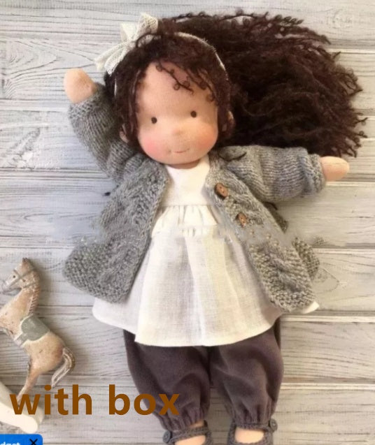 Heirloom Handmade Waldorf Doll in Natural Fabrics