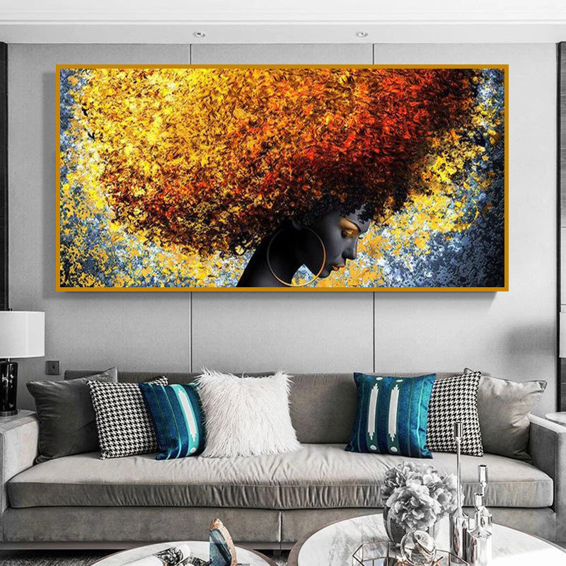 African Queen Canvas Art