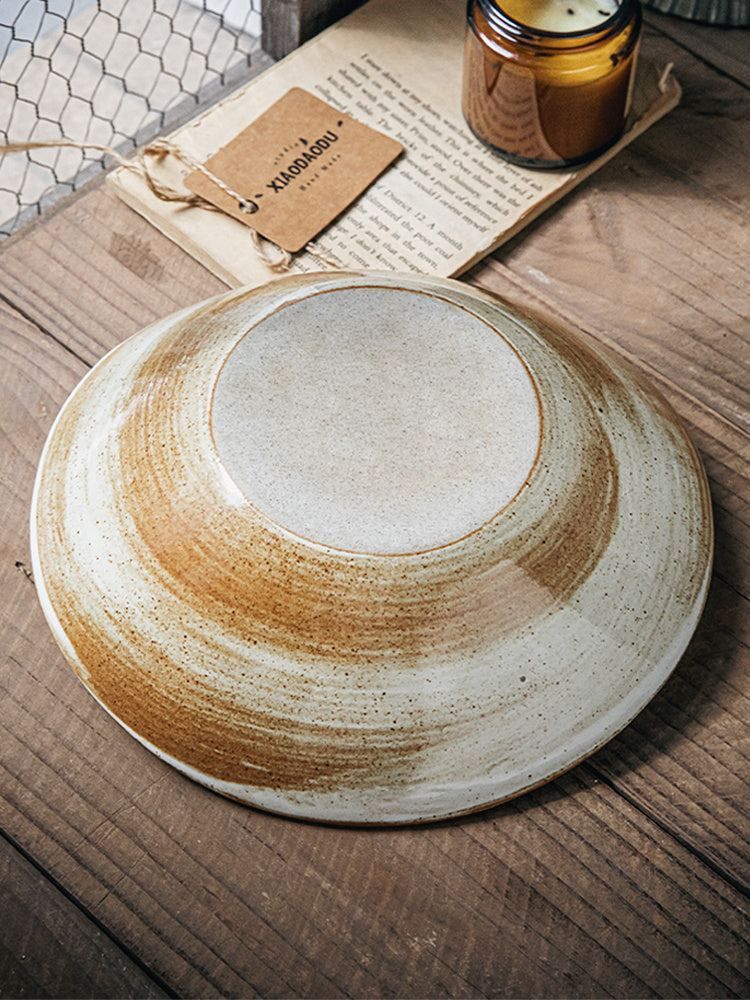 Stoneware-shaped Salad Bowl