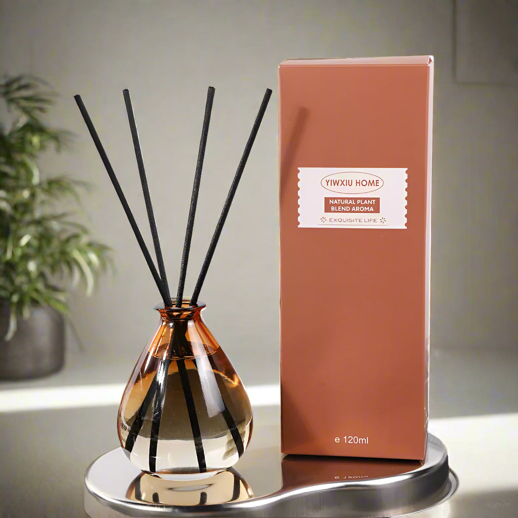 Elegant Japanese Style Geometric Glass Home Fragrance