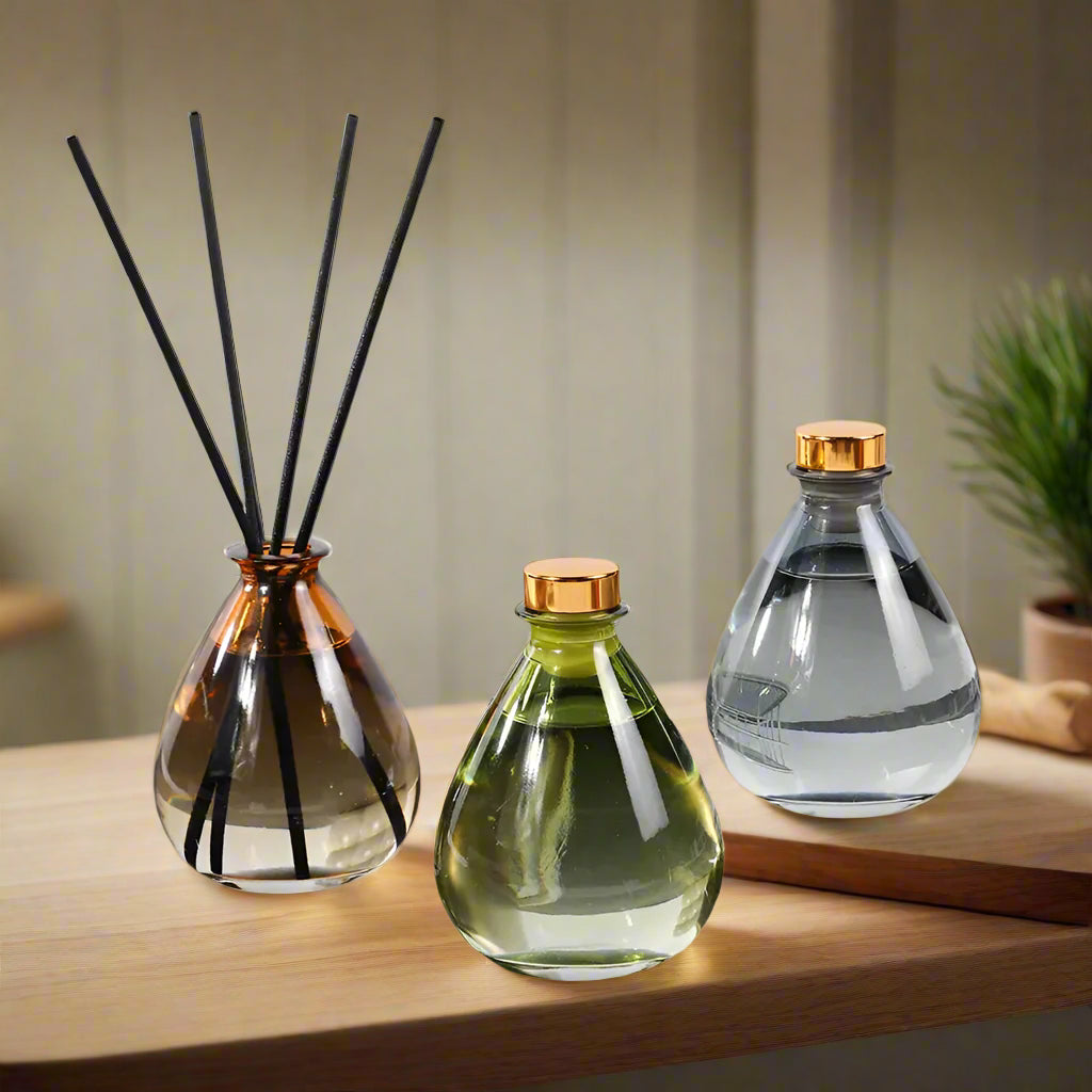 Elegant Japanese Style Geometric Glass Home Fragrance